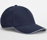 BEECHFIELD EARTHAWARE® CLASSIC ORGANIC COTTON 5 PANEL CAP - SANDWICH PEAK
