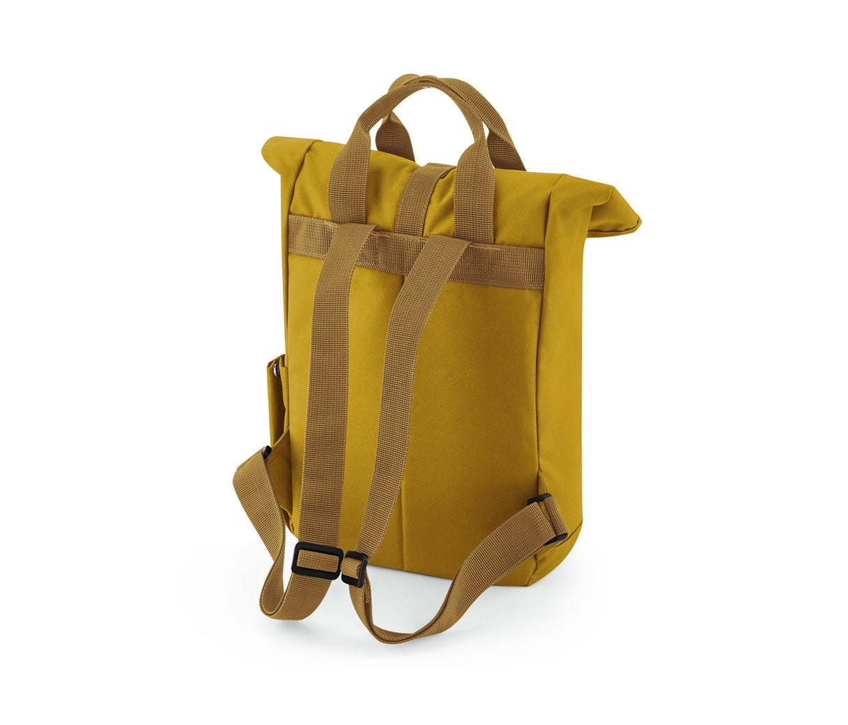 BAG BASE RECYCLED MINI TWIN HANDLE ROLL-TOP LAPTOP BACKPACK