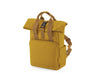 BAG BASE RECYCLED MINI TWIN HANDLE ROLL-TOP LAPTOP BACKPACK