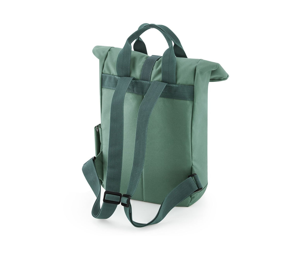 BAG BASE RECYCLED MINI TWIN HANDLE ROLL-TOP LAPTOP BACKPACK