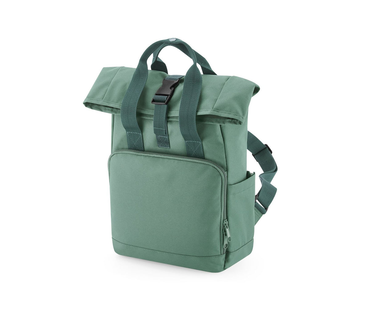 BAG BASE RECYCLED MINI TWIN HANDLE ROLL-TOP LAPTOP BACKPACK