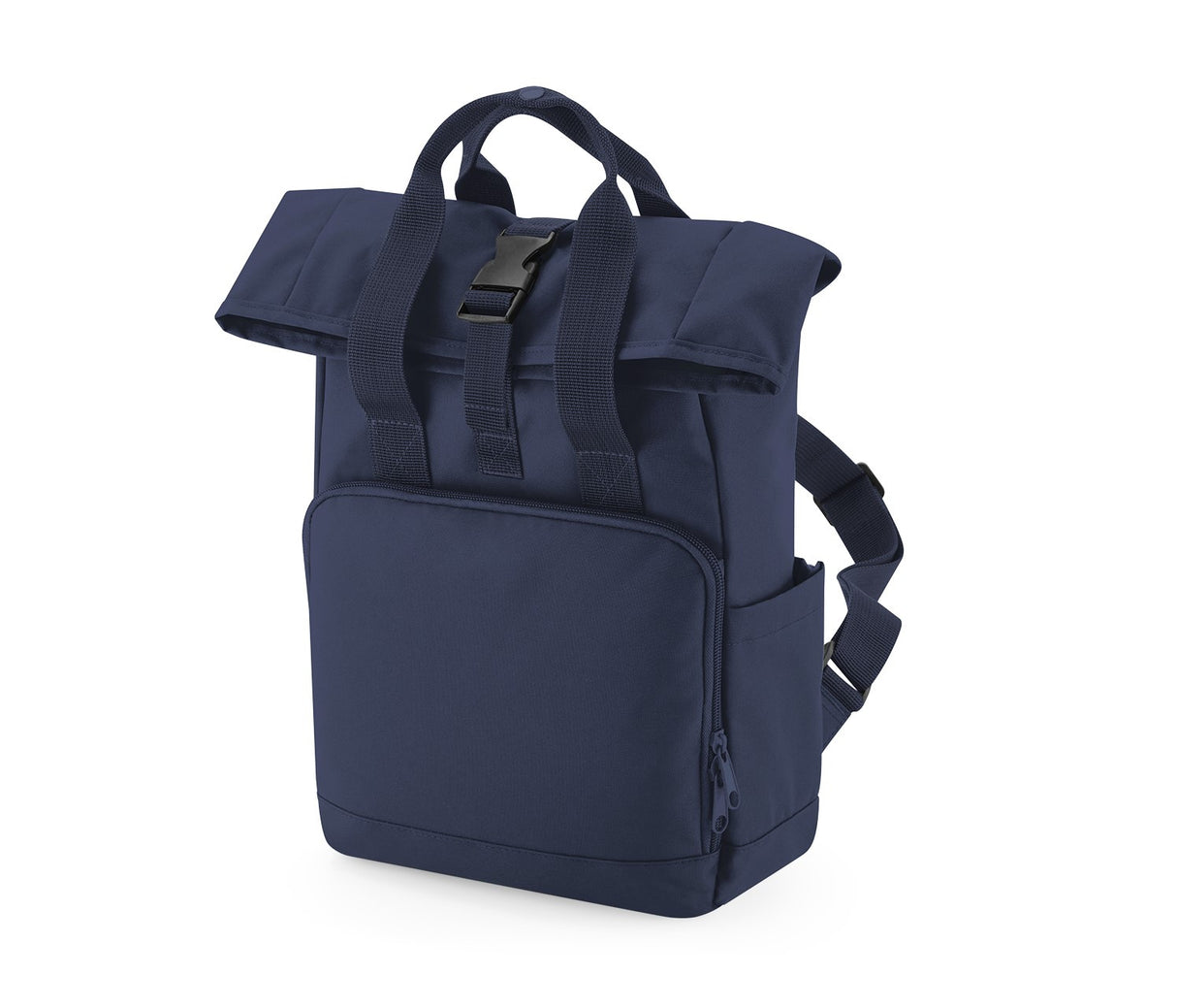BAG BASE RECYCLED MINI TWIN HANDLE ROLL-TOP LAPTOP BACKPACK