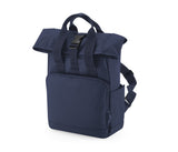 BAG BASE RECYCLED MINI TWIN HANDLE ROLL-TOP LAPTOP BACKPACK