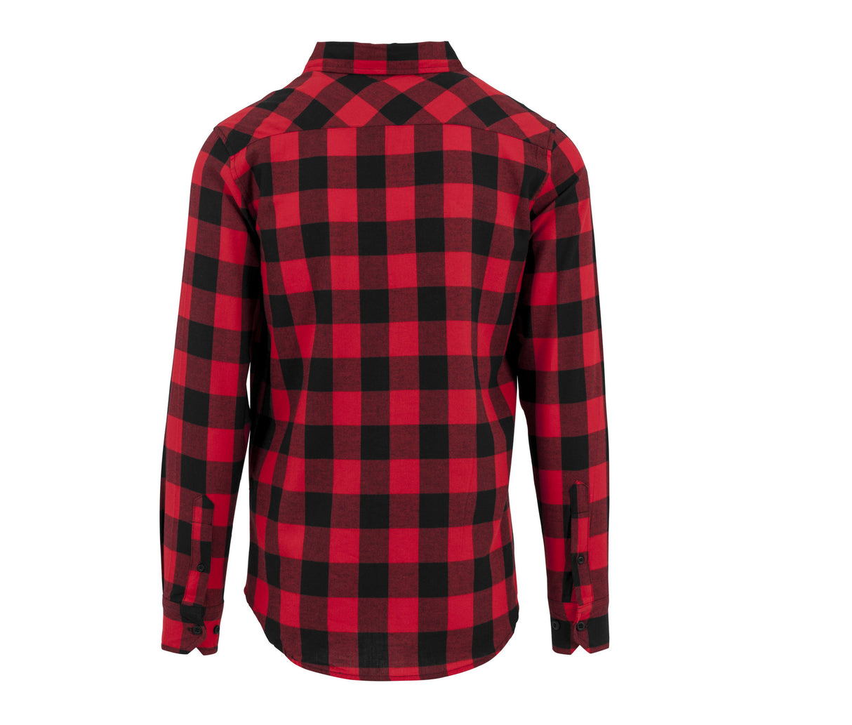 BUILD YOUR BRAND CHECKED FLANELL SHIRT