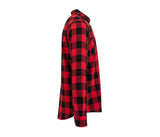BUILD YOUR BRAND CHECKED FLANELL SHIRT