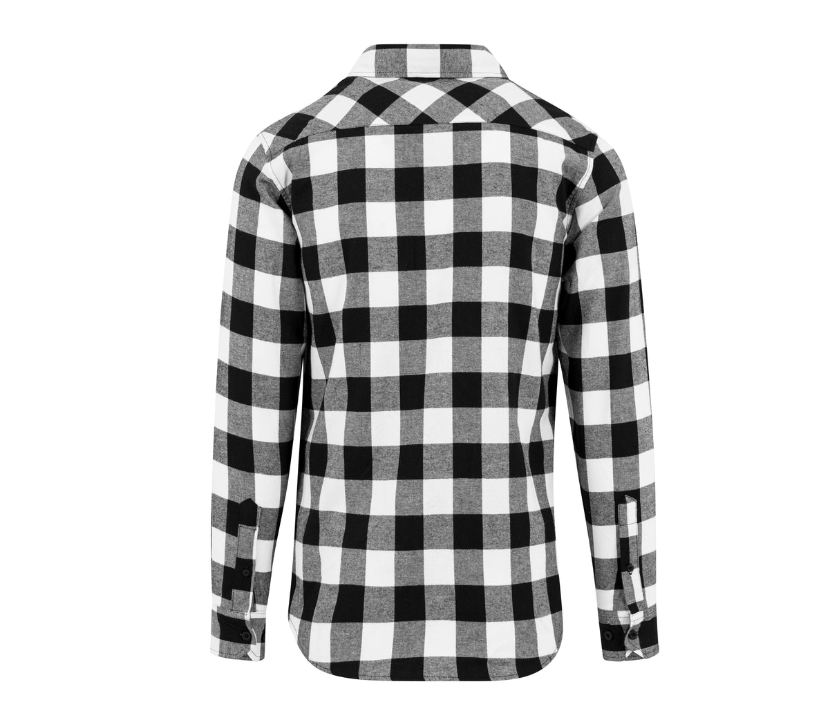 BUILD YOUR BRAND CHECKED FLANELL SHIRT