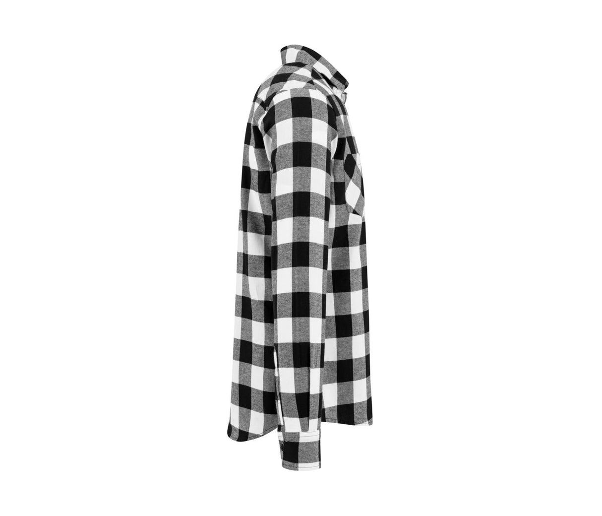 BUILD YOUR BRAND CHECKED FLANELL SHIRT