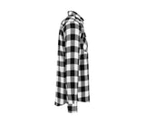 BUILD YOUR BRAND CHECKED FLANELL SHIRT