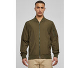 BUILD YOUR BRAND NYLON BOMBER JACKET