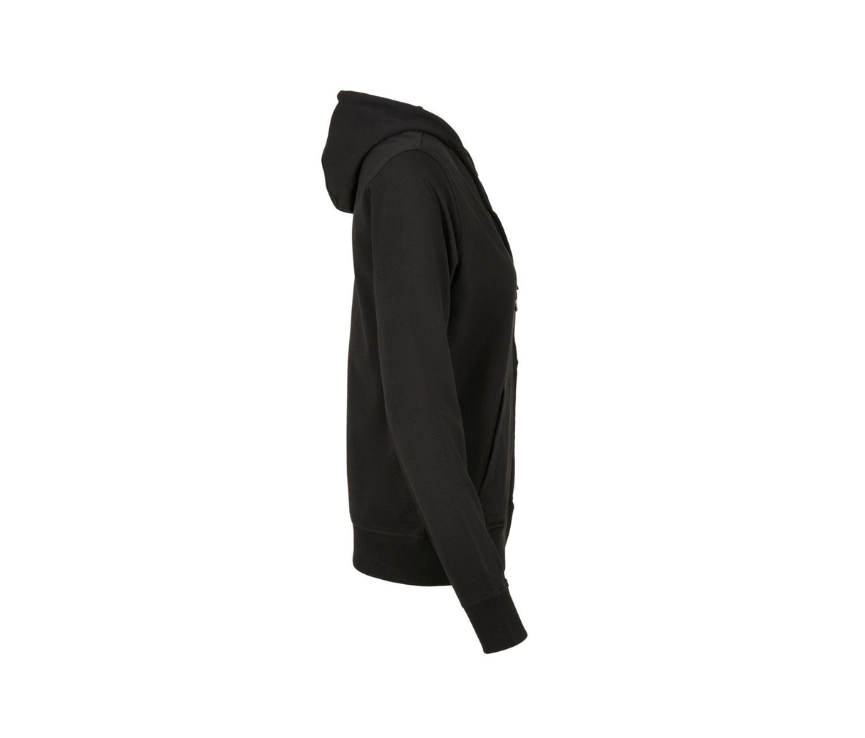 BUILD YOUR BRAND LADIES TERRY ZIP HOODY