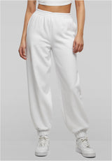 BUILD YOUR BRAND LADIES HIGH WAIST BALLON SWEAT PANTS
