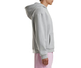 BUILD YOUR BRAND FLUFFY ZIP HOODY