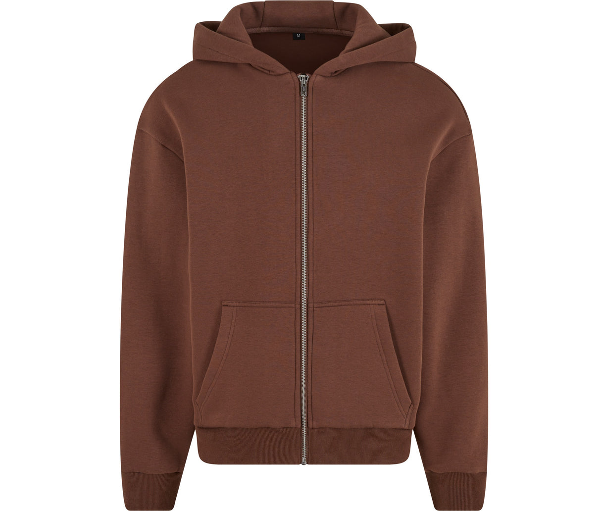 BUILD YOUR BRAND FLUFFY ZIP HOODY