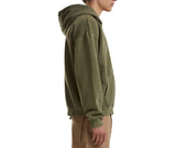 BUILD YOUR BRAND STONEWASH HEAVY ZIP HOODIE