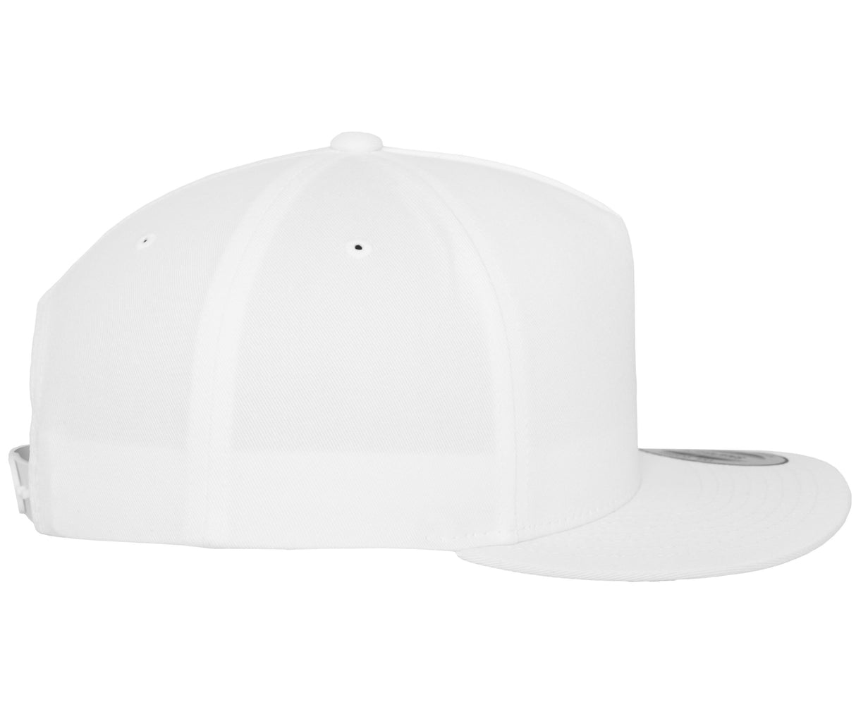 5-panel cotton snapback cap