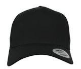 5-panel curved classic snapback