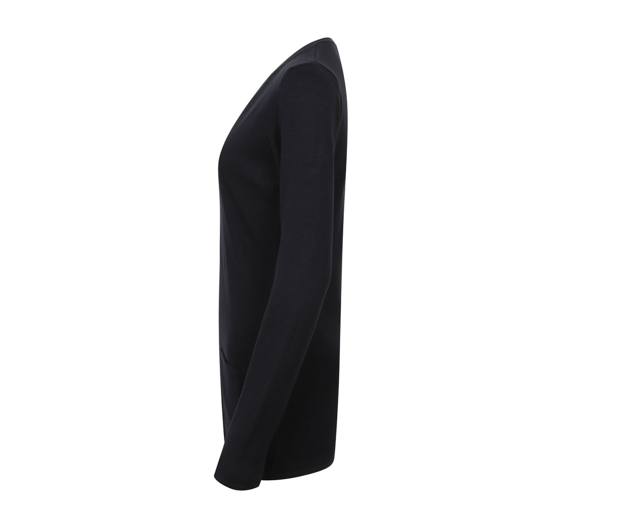 HENBURY LADIES V BUTTON CARDIGAN