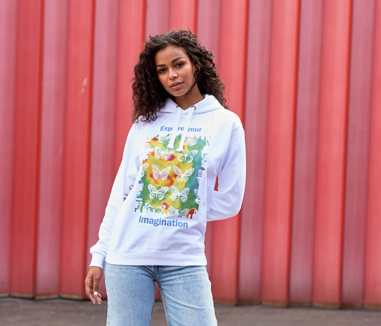 JUST HOODS EPIC PRINT HOODIE
