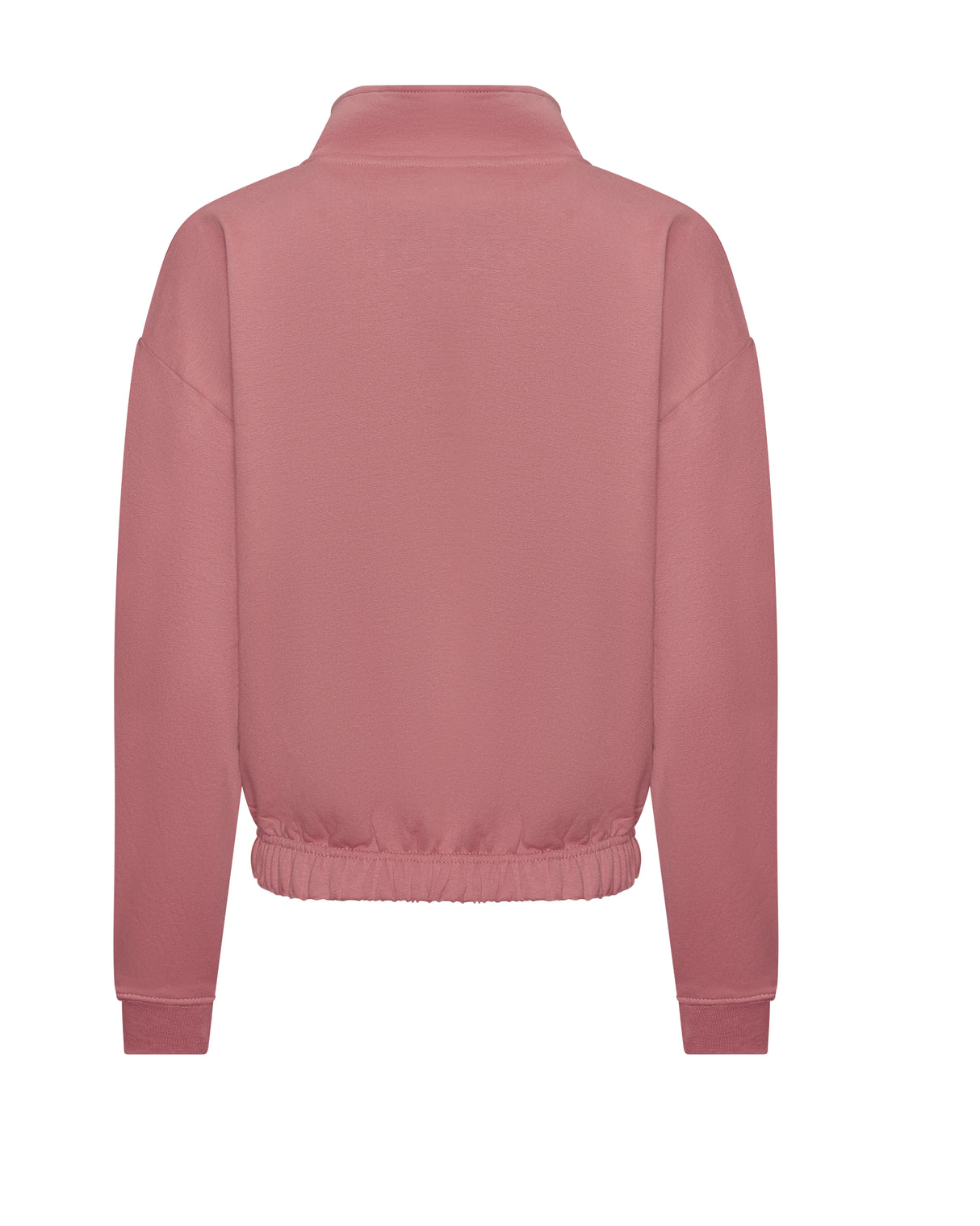 JUST HOODS WOMEN'S CROPPED 1/4 ZIP SWEAT