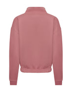JUST HOODS WOMEN'S CROPPED 1/4 ZIP SWEAT