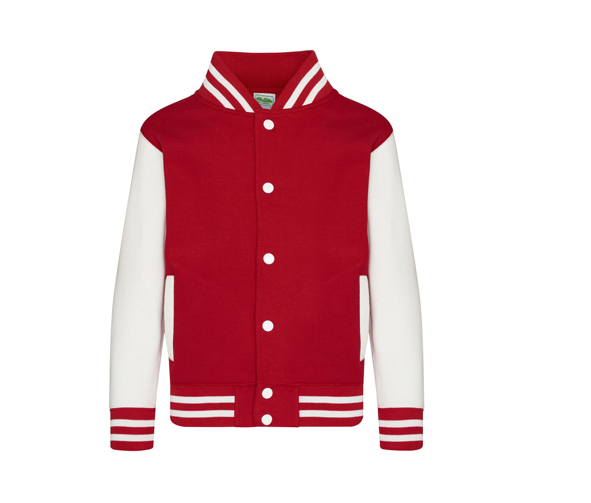 JUST HOODS KIDS VARSITY JACKET