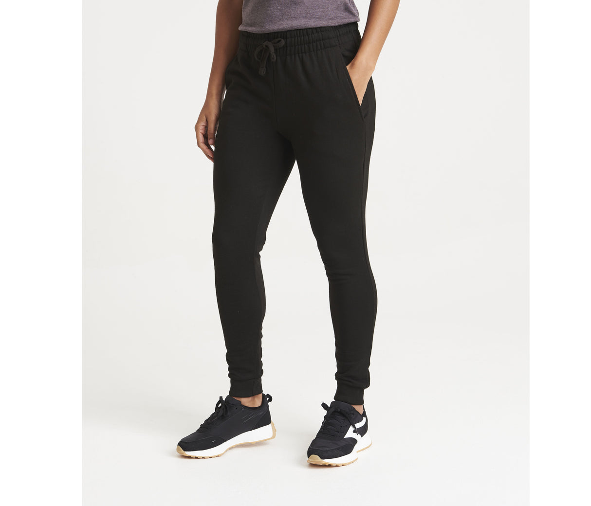 JUST HOODS TAPERED TRACK PANTS