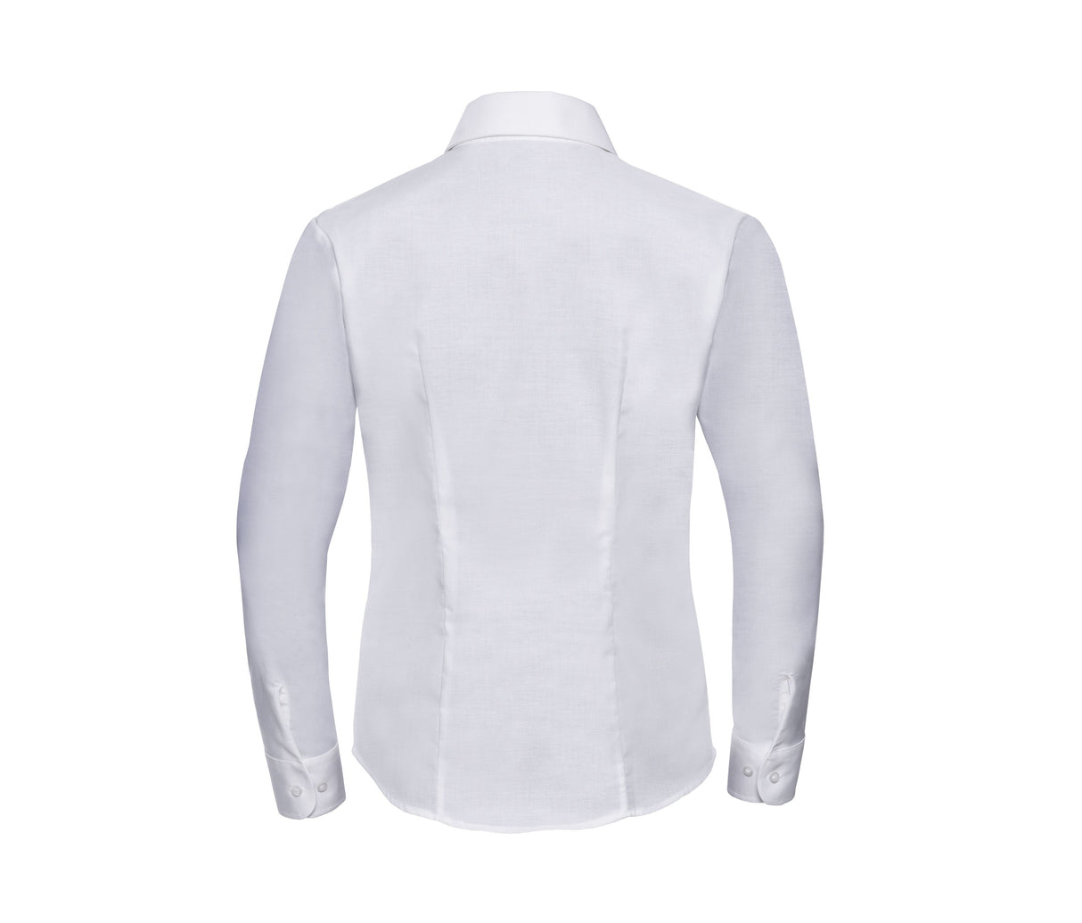RUSSELL COLLECTION LADIES' LONG SLEEVE TAILORED OXFORD SHIRT