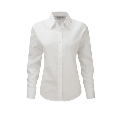 LADIES' LONG SLEEVE TAILORED OXFORD SHIRT