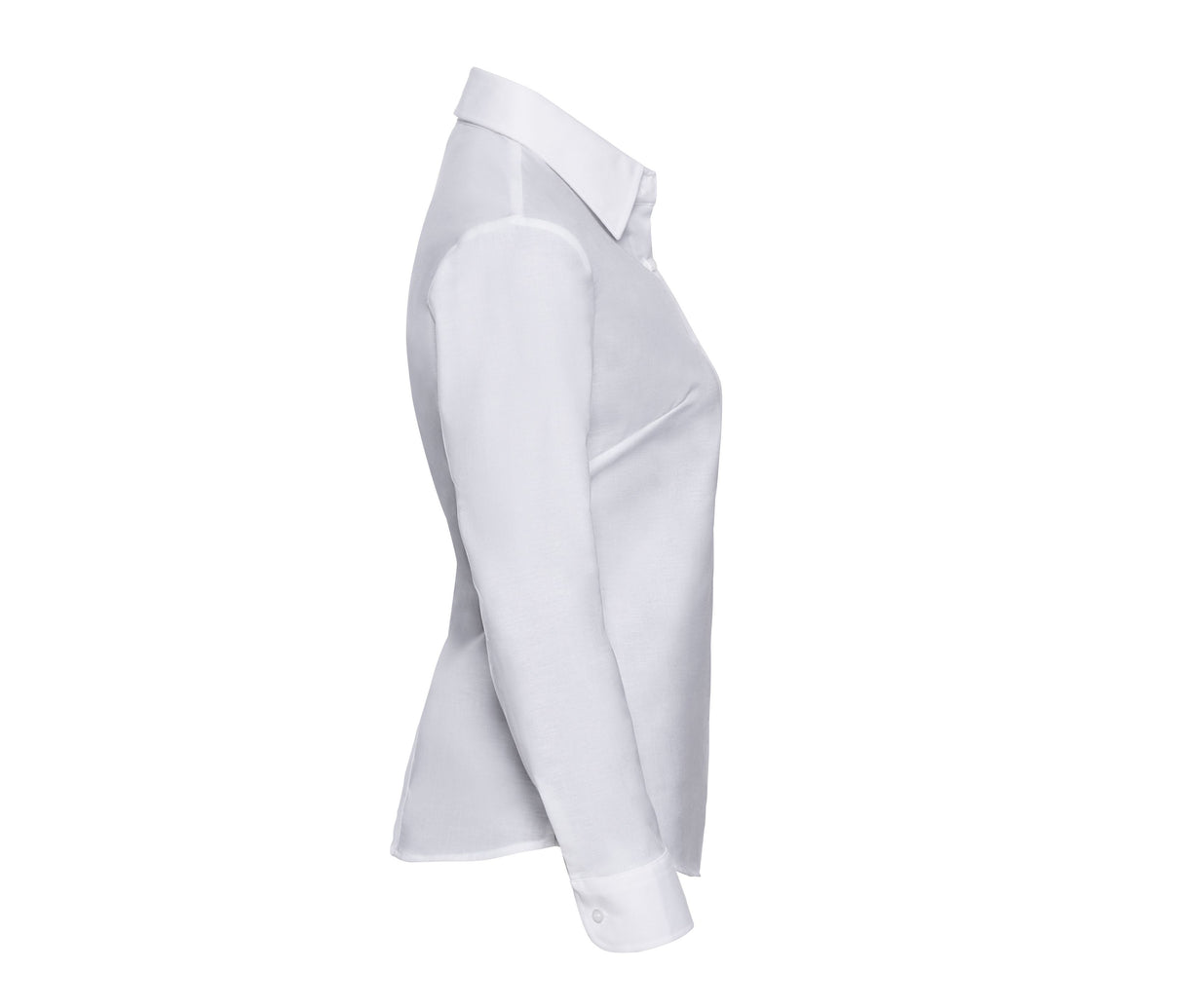 RUSSELL COLLECTION LADIES' LONG SLEEVE TAILORED OXFORD SHIRT