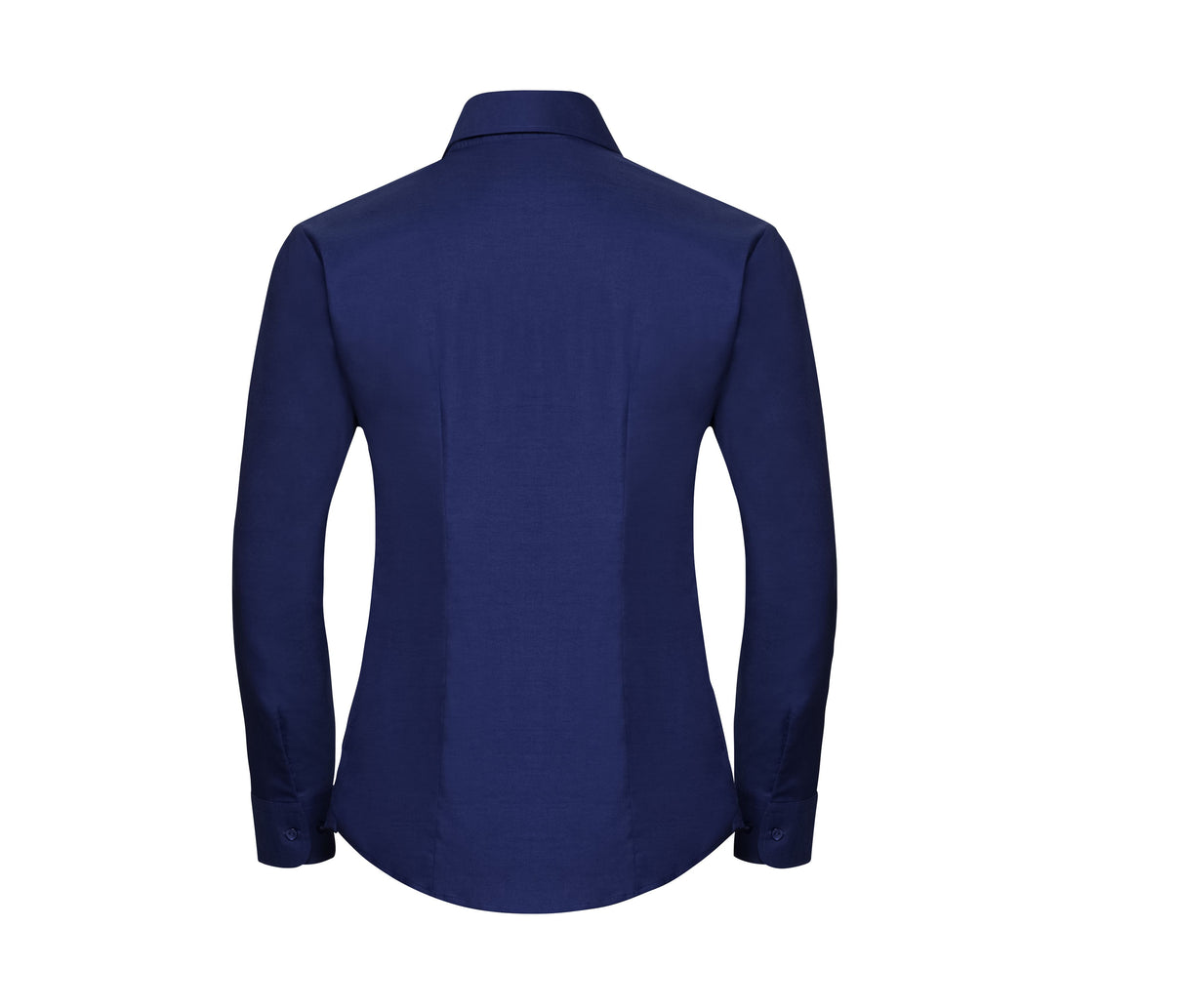 RUSSELL COLLECTION LADIES' LONG SLEEVE TAILORED OXFORD SHIRT