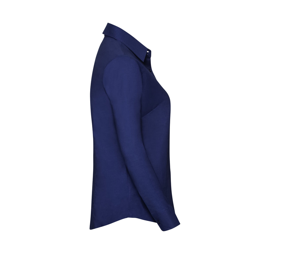 RUSSELL COLLECTION LADIES' LONG SLEEVE TAILORED OXFORD SHIRT