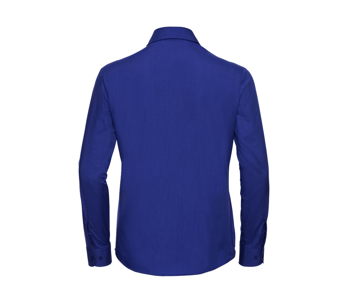 RUSSELL COLLECTION LADIES' LONG SLEEVE CLASSIC POLYCOTTON POPLIN SHIRT