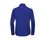 RUSSELL COLLECTION LADIES' LONG SLEEVE CLASSIC POLYCOTTON POPLIN SHIRT