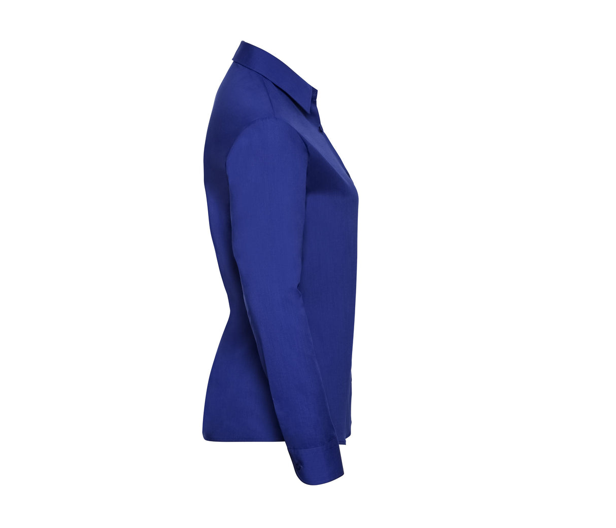 RUSSELL COLLECTION LADIES' LONG SLEEVE CLASSIC POLYCOTTON POPLIN SHIRT