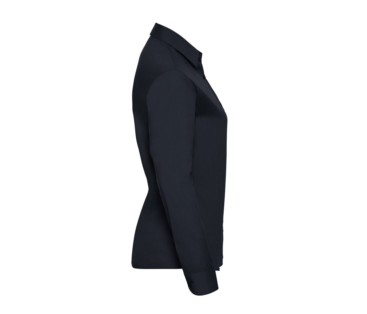 RUSSELL COLLECTION LADIES' LONG SLEEVE CLASSIC POLYCOTTON POPLIN SHIRT