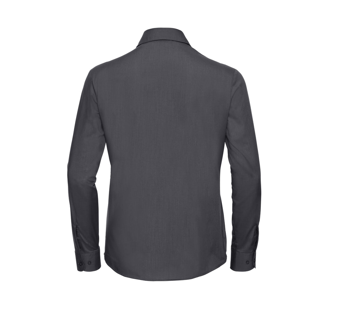 RUSSELL COLLECTION LADIES' LONG SLEEVE CLASSIC POLYCOTTON POPLIN SHIRT