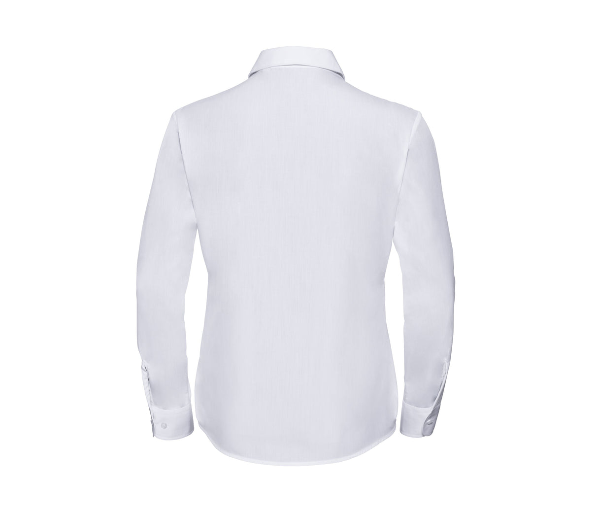 RUSSELL COLLECTION LADIES' LONG SLEEVE CLASSIC POLYCOTTON POPLIN SHIRT