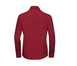 RUSSELL COLLECTION LADIES' LONG SLEEVE CLASSIC POLYCOTTON POPLIN SHIRT