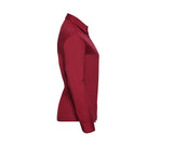 RUSSELL COLLECTION LADIES' LONG SLEEVE CLASSIC POLYCOTTON POPLIN SHIRT