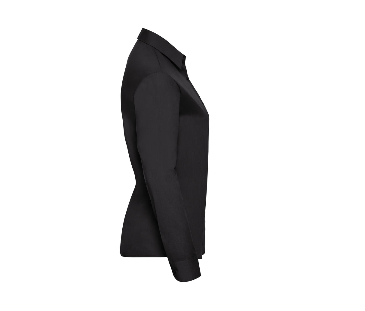 RUSSELL COLLECTION LADIES' LONG SLEEVE CLASSIC POLYCOTTON POPLIN SHIRT