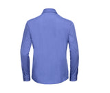 RUSSELL COLLECTION LADIES' LONG SLEEVE CLASSIC POLYCOTTON POPLIN SHIRT