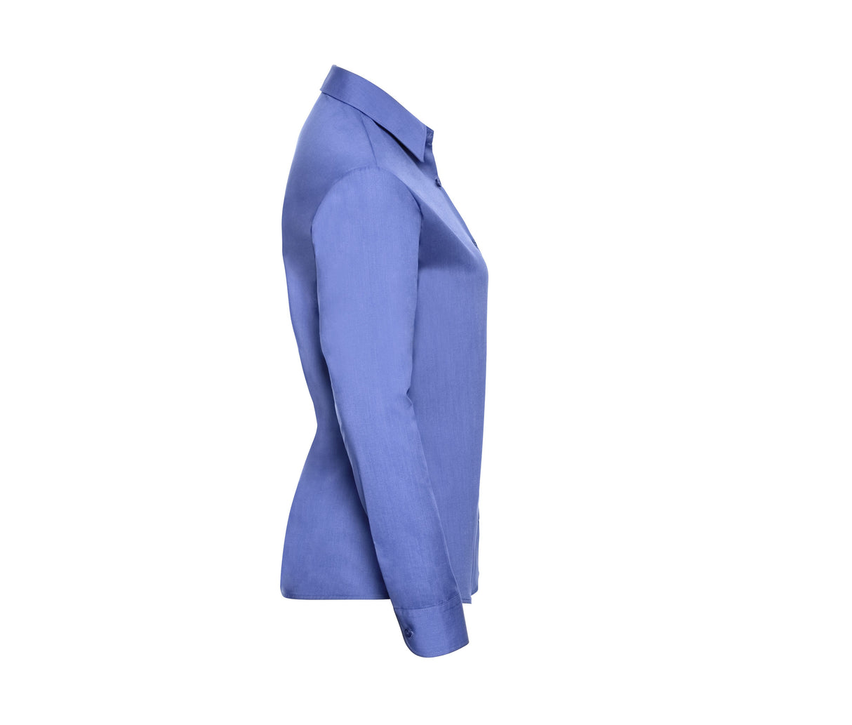 RUSSELL COLLECTION LADIES' LONG SLEEVE CLASSIC POLYCOTTON POPLIN SHIRT