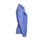 RUSSELL COLLECTION LADIES' LONG SLEEVE CLASSIC POLYCOTTON POPLIN SHIRT