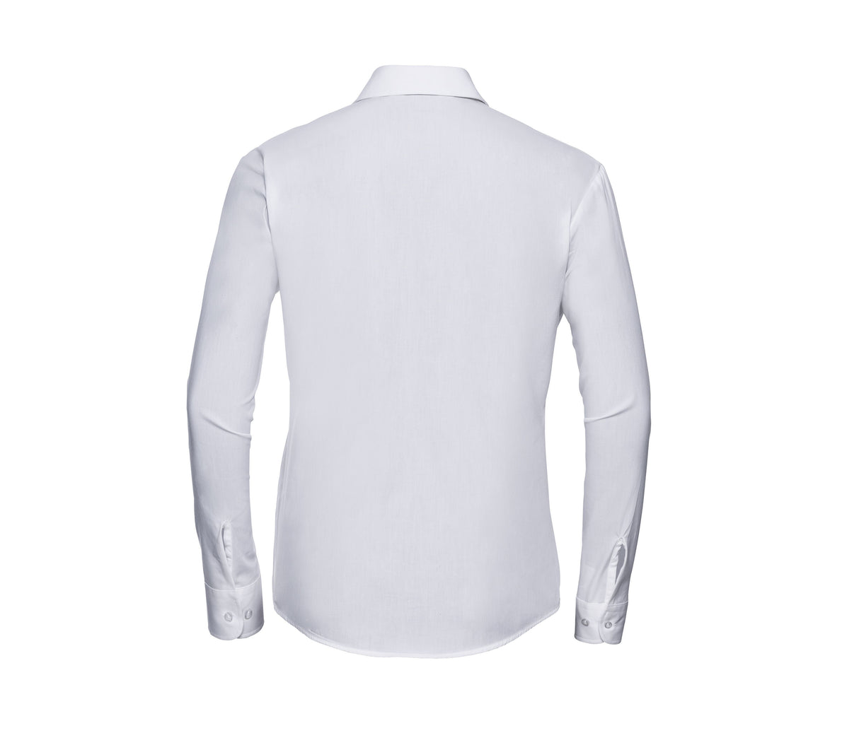 RUSSELL COLLECTION LADIES' LONG SLEEVE CLASSIC PURE COTTON POPLIN SHIRT