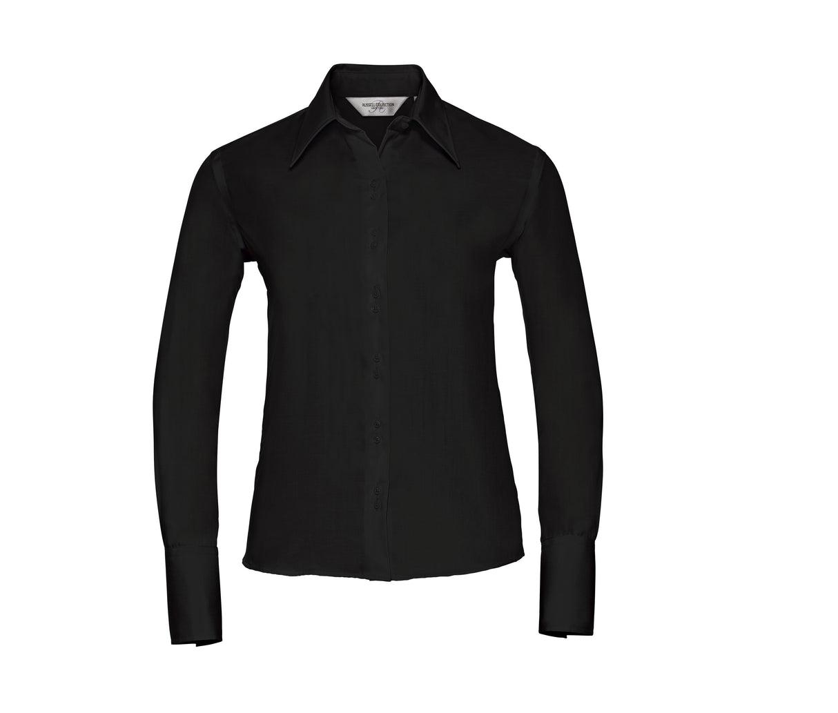 RUSSELL COLLECTION LADIES' LONG SLEEVE TAILORED ULTIMATE NON-IRON SHIRT