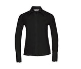 RUSSELL COLLECTION LADIES' LONG SLEEVE TAILORED ULTIMATE NON-IRON SHIRT