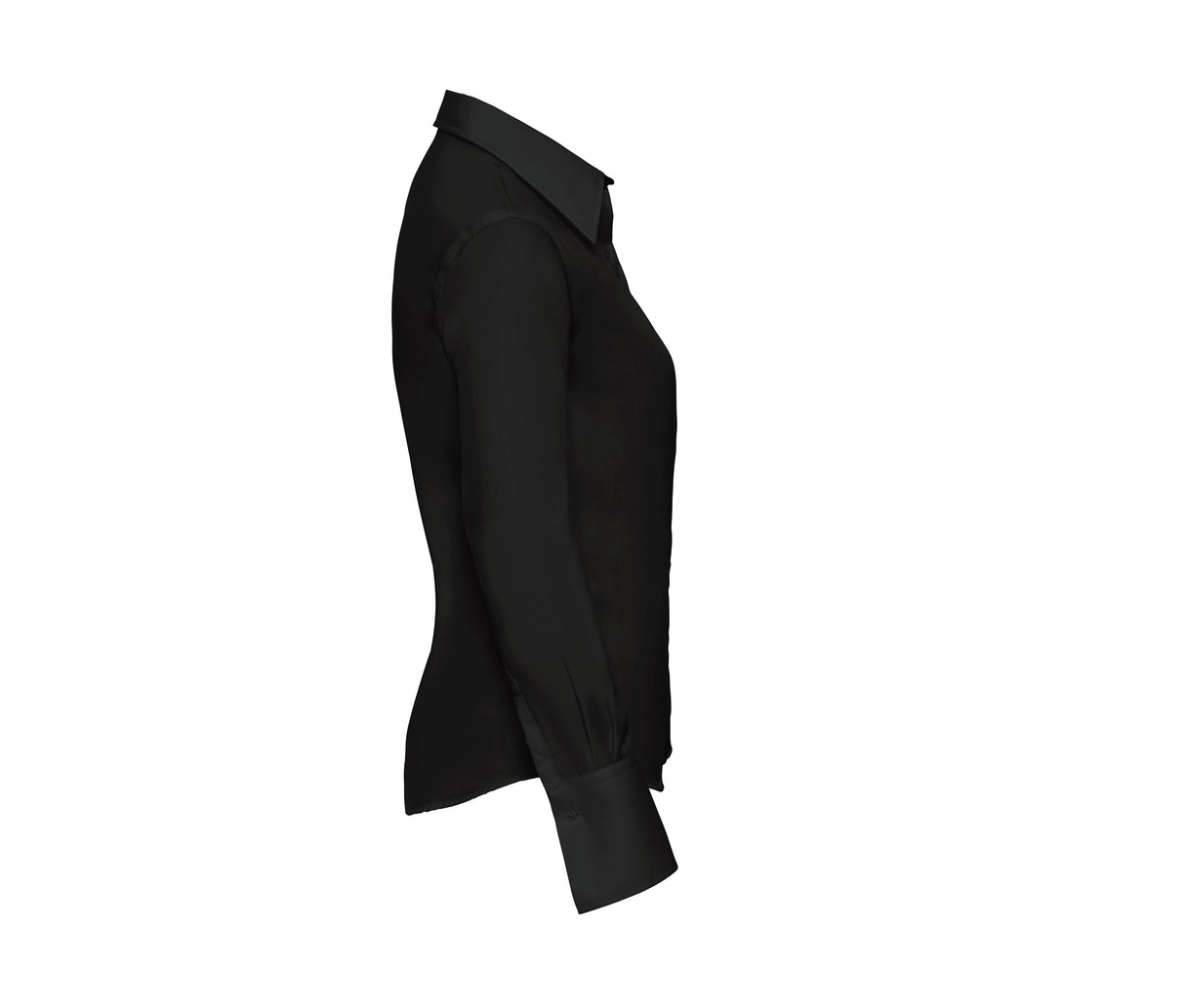 RUSSELL COLLECTION LADIES' LONG SLEEVE TAILORED ULTIMATE NON-IRON SHIRT