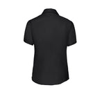 RUSSELL COLLECTION LADIES' SHORT SLEEVE TAILORED ULTIMATE NON-IRON SHIRT