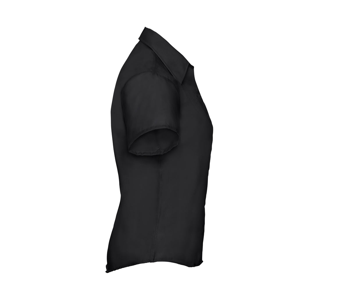 RUSSELL COLLECTION LADIES' SHORT SLEEVE TAILORED ULTIMATE NON-IRON SHIRT