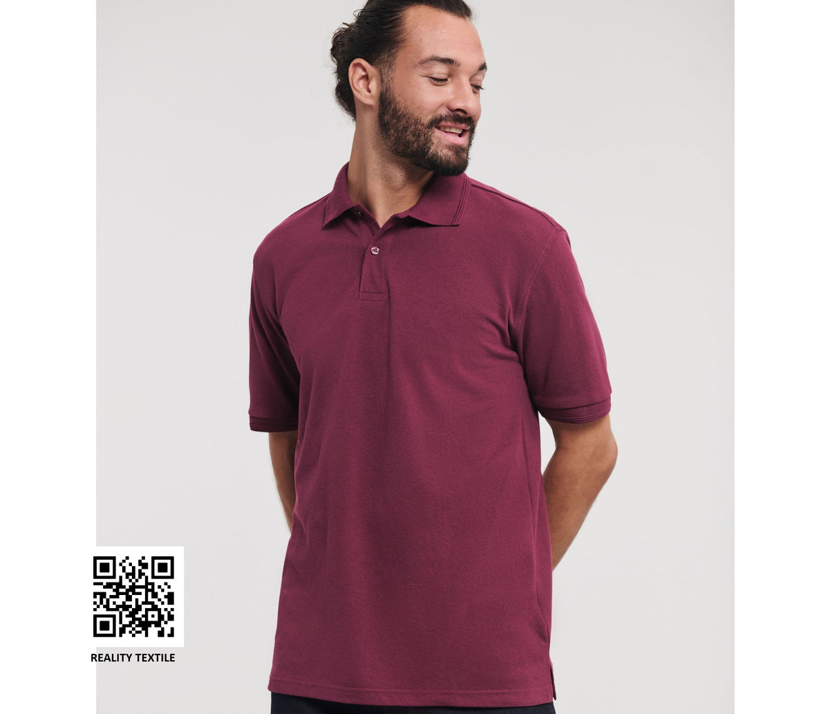 RUSSELL HARDWEARING POLYCOTTON POLO
